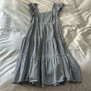 Black and white Gingham dress